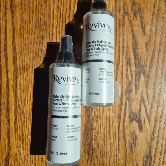 2 Revive Rx Naturally Moisturizing Factors+ Phytoceramides Face & Body Spray - Picture 12 of 12